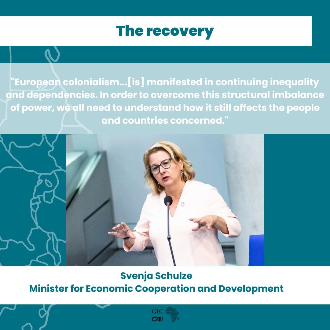 German 🇩🇪 political leaders have acknowledged the painful history of #colonialism &amp; its effects on impacted countries. They’re focused on #reconciliation, #healing &amp; building a future based on mutual respect 🤝🏽🌏. 

👇🏿 Check out what they’ve said about the past &amp; future: