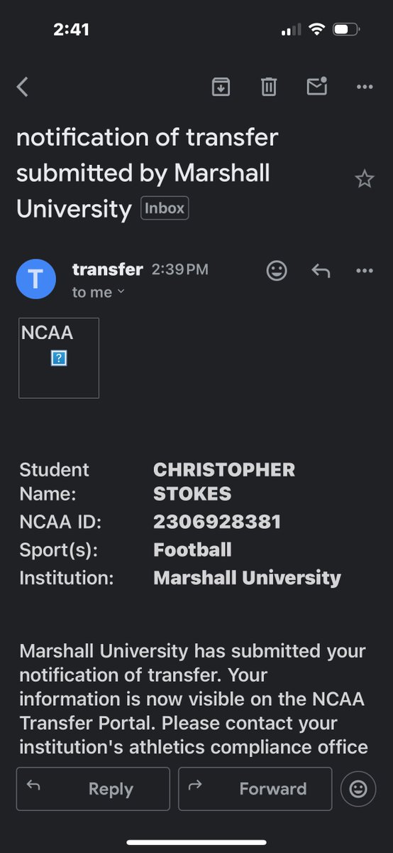 chris stokes (@chrisstokes94_) on Twitter photo I would like to thank Marshall University, my teammates, and all the coaches. I thank God for all the blessings and I am excited to see what the future holds. With that being said, I am entering the transfer portal with 4 years of eligibility left. I would like to thank Marshall University, my teammates, and all the coaches. I thank God for all the blessings and I am excited to see what the future holds. With that being said, I am entering the transfer portal with 4 years of eligibility left.