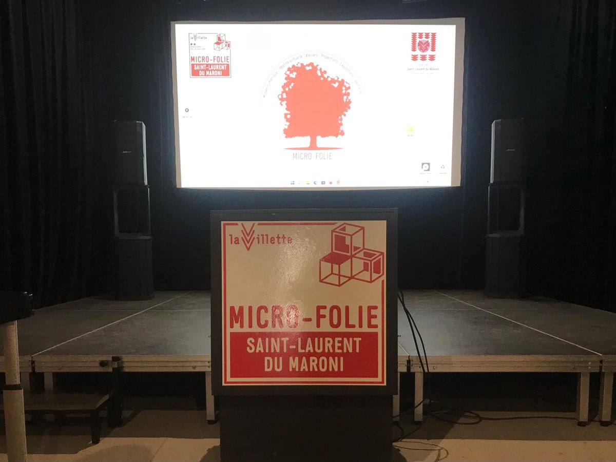 🇬🇫 Déplacement de notre groupe en Guyane #6
Séquence culture et numérique.
Découverte du merveilleux centre micro folie de saint-Laurent du-Maroni.
Nous avons visionné le  documentaire « Kouté vwa » primé au Festival fifac réalisé par Maxime Jean-Baptiste.