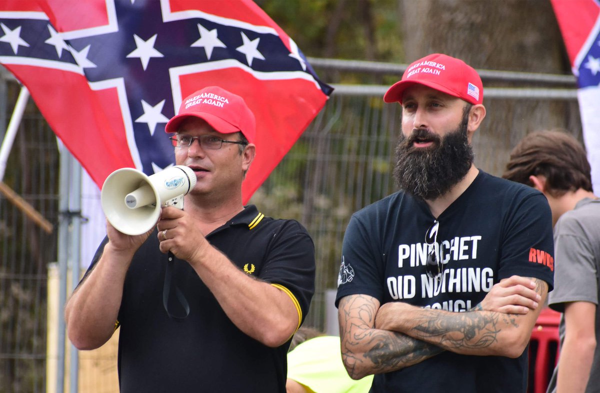 Tattoos and branded caps are insufficient evidence that someone is a member of a violent and dangerous gang.

Because by that logic...
