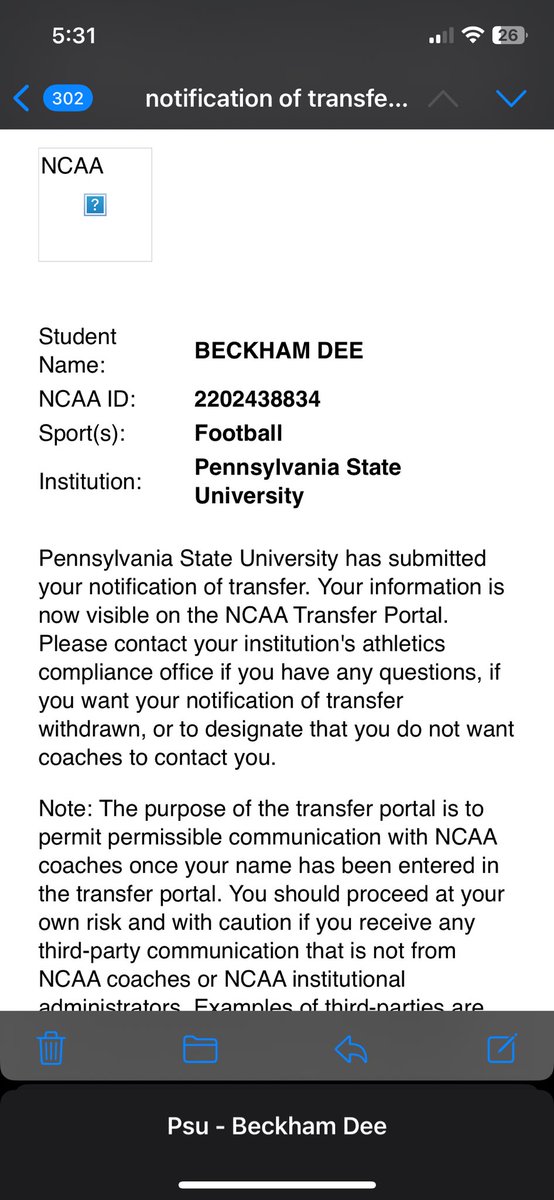 Officially in the transfer portal
4 years of eligibility
Dm for film