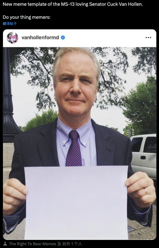 locke_btc's tweet photo. Meme template
MT
ATH 3.3M,
7jx3aiGxdrdYornw5sYrJvPgQbzisqVSsz1puKFVHmd3
热爱 MS-13 的参议员 Cuck Van Hollen 的新 meme 模板

最近一年政治类的叙事还是会非常多, 世界每天都有新故事, 特朗普一天能发几十条推, 团队里的人也会不间断的整活, 所以一定要担心, 政治类的叙事来得快去得也快🧵⬇️ https://t.co/AubdY8roWr