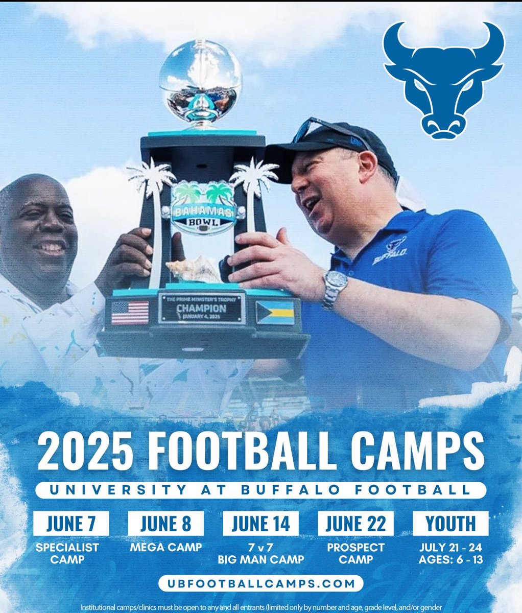 Christian Fulgham (@cfulgham12) on Twitter photo Thanks <a href="/ronwhitcomb/">Ron Whitcomb</a> and <a href="/UBFootball/">UB Football</a> for a personal camp invite can’t wait to go show my talent. GO BULLS💙🖤
<a href="/CoachMcCannERT/">Coach McCann</a> <a href="/mweiser89/">Matt Weiser</a> <a href="/LITMINC/">Legends In The Making</a> Thanks <a href="/ronwhitcomb/">Ron Whitcomb</a> and <a href="/UBFootball/">UB Football</a> for a personal camp invite can’t wait to go show my talent. GO BULLS💙🖤
<a href="/CoachMcCannERT/">Coach McCann</a> <a href="/mweiser89/">Matt Weiser</a> <a href="/LITMINC/">Legends In The Making</a>