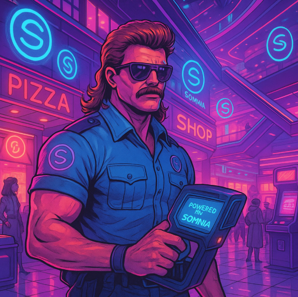katerizing's tweet photo. Or do you prefer minimalism? I think you might like it even more based on your tastes. @MulletCopGame 
#art #Web3 #Somnia #MulletCop https://t.co/lnBdqTlIGR