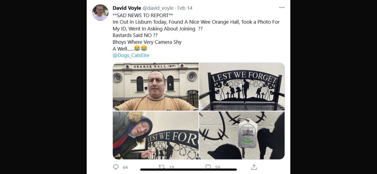 So Ballymurphy victims cheerleader/ republican mouthpiece David Voyle has a new title ‘Rapist’ long runs the fox !