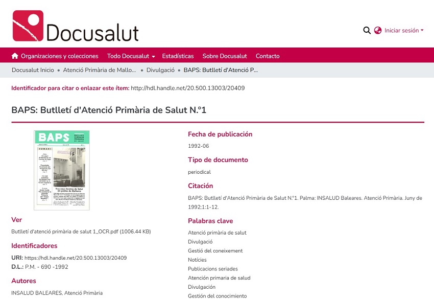 Bibliosalut (@bibliosalut) on Twitter photo ⚠️Disponible a text complet a <a href="/docusalut/">Docusalut</a> <a href="/SalutGOIB/">Conselleria de Salut</a> 📑 BAPS: Butlletí d'Atenció Primària de Salut que es va publicar entre el 1993 i el 1995 en paper per <a href="/ibsalut/">Servei de Salut de les Illes Balears (IB-SALUT)</a> 👁️i coneix més a👉bibliosalut.com/ca/noticies/20… ⚠️Disponible a text complet a <a href="/docusalut/">Docusalut</a> <a href="/SalutGOIB/">Conselleria de Salut</a> 📑 BAPS: Butlletí d'Atenció Primària de Salut que es va publicar entre el 1993 i el 1995 en paper per <a href="/ibsalut/">Servei de Salut de les Illes Balears (IB-SALUT)</a> 👁️i coneix més a👉bibliosalut.com/ca/noticies/20…