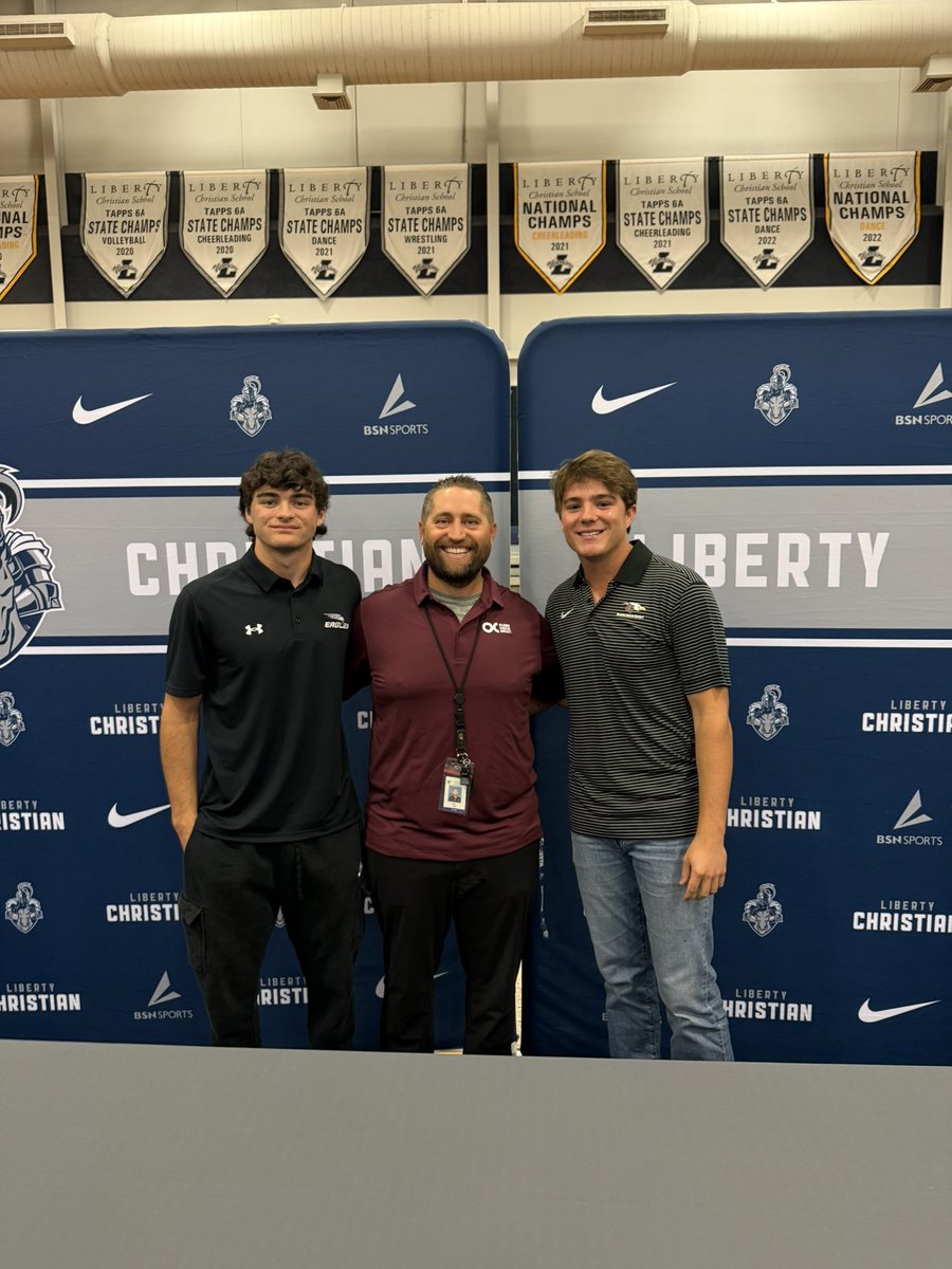 So proud of Tyler Little &amp; Boyd Peck for signing to play at the next level!! Team Guys that are gonna be super successful way beyond college.