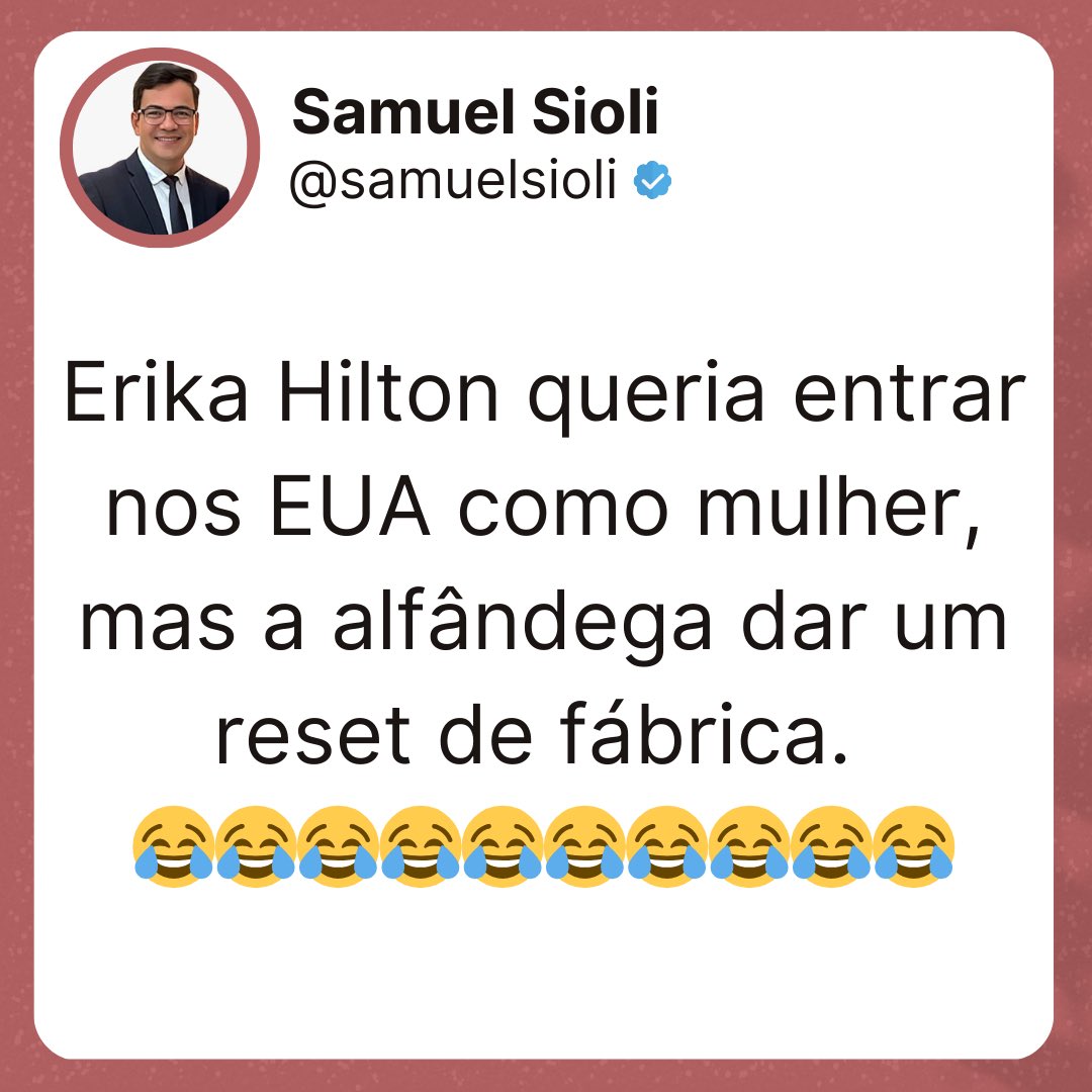 Samuel_Sioli's tweet photo. “Porque homem é homem” já cantava o Falcão 😂😂 https://t.co/GWqemiFGI0