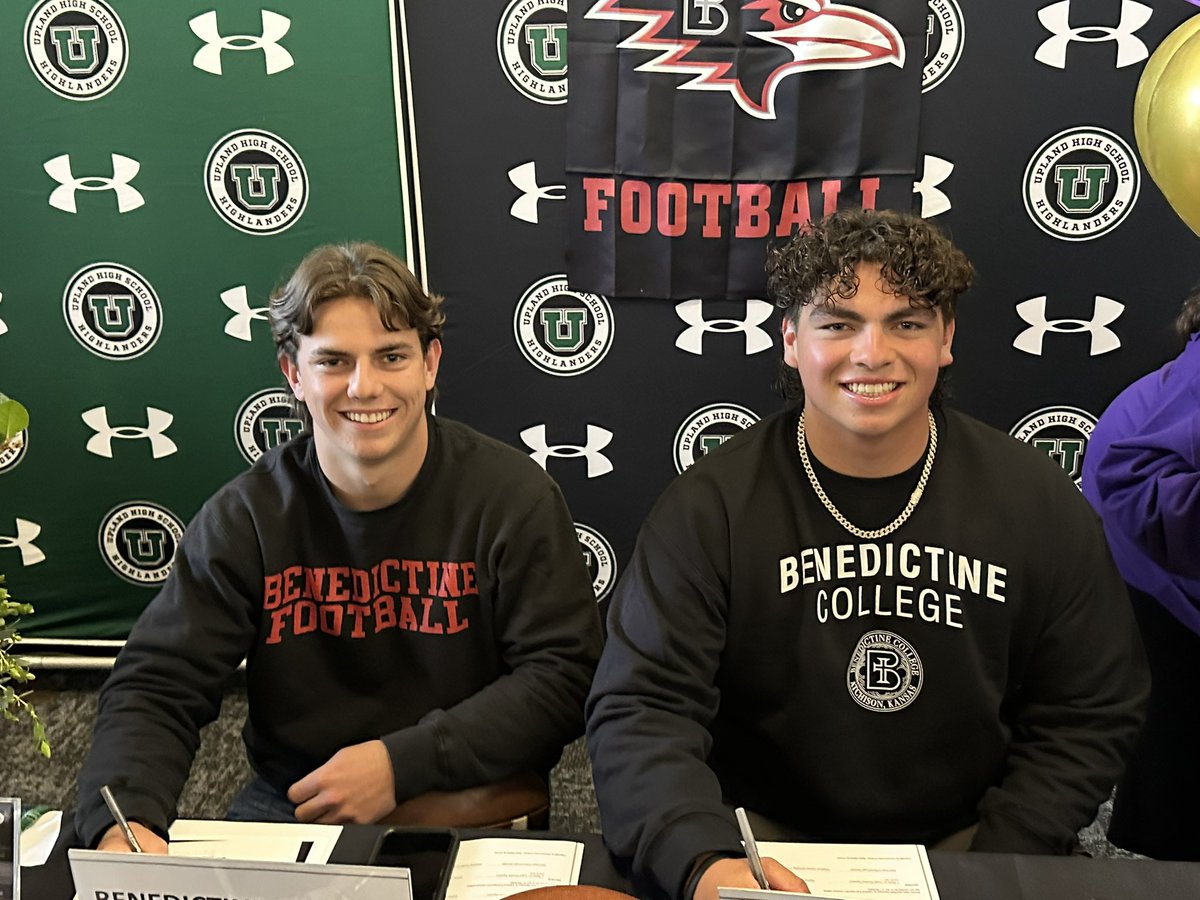 Congratulations to two guys that gave everything to the Upland program, cannot wait to see what you both achieve at the next level! Proud to have coached you both the last 4 years.