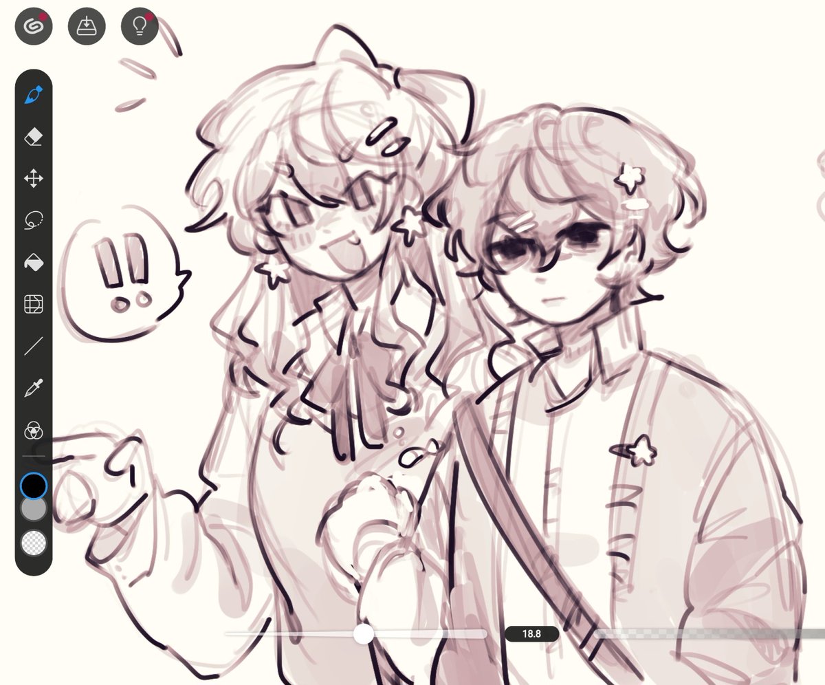 hiiiiii sorry for being ia for a while i had like. 0 motivation 😓 heres a mafukasa doodle