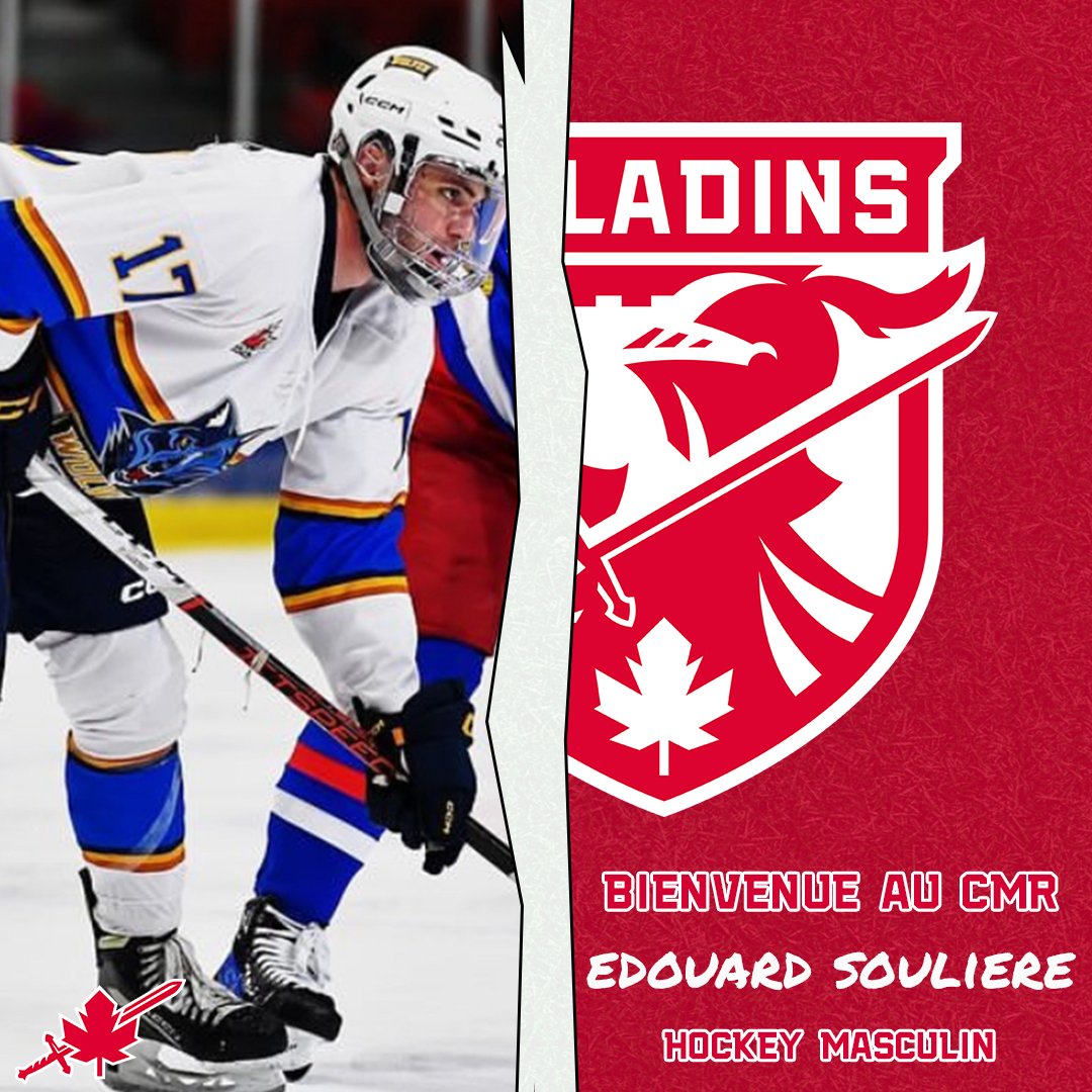 RMC Men’s Hockey adds Edouard Souliere!

🗞: bit.ly/4jeabO1

//

L’équipe de hockey masculin du CMR ajoute Edouard Souliere!

🗞: bit.ly/4jeabO1