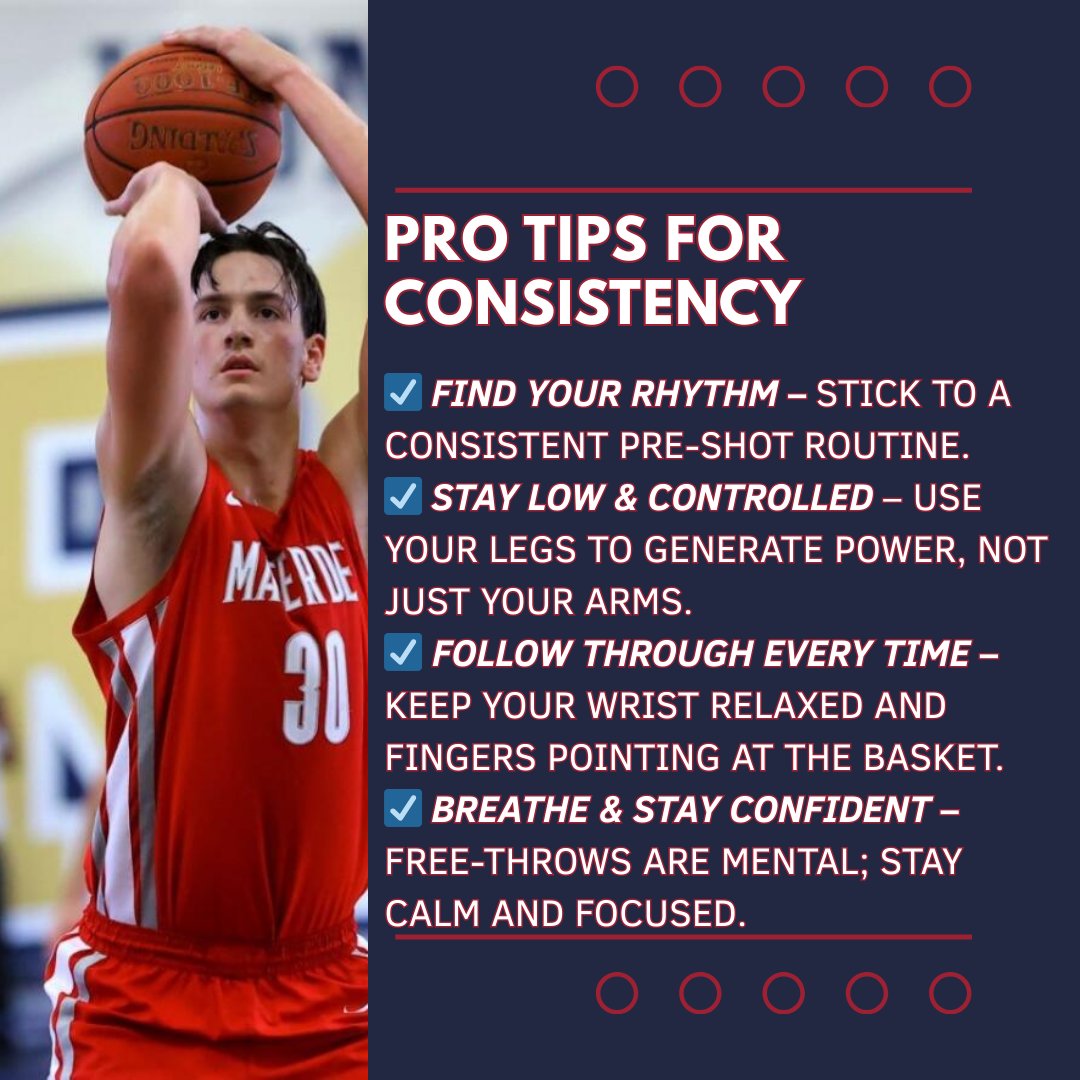 AnthemSport's tweet image. Games are won at the free-throw line🏀Turn these simple tips into serious results💪 

Shop our basketball training aids: bit.ly/3BrFlkl

#freethrow #freethrowline #basketball #basketballplayer #free #throw #anthemsports #buildingchampions