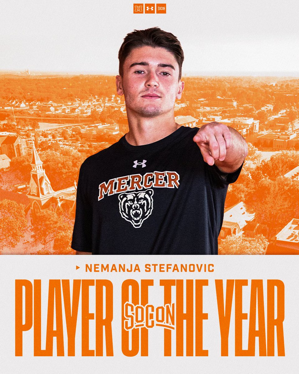 Nemanja Stefanovic is just the second Mercer player in program history to be named <a href="/SoConSports/">The Southern Conference</a> Player of the Year, and the first since the 2019 campaign.

#RoarTogether