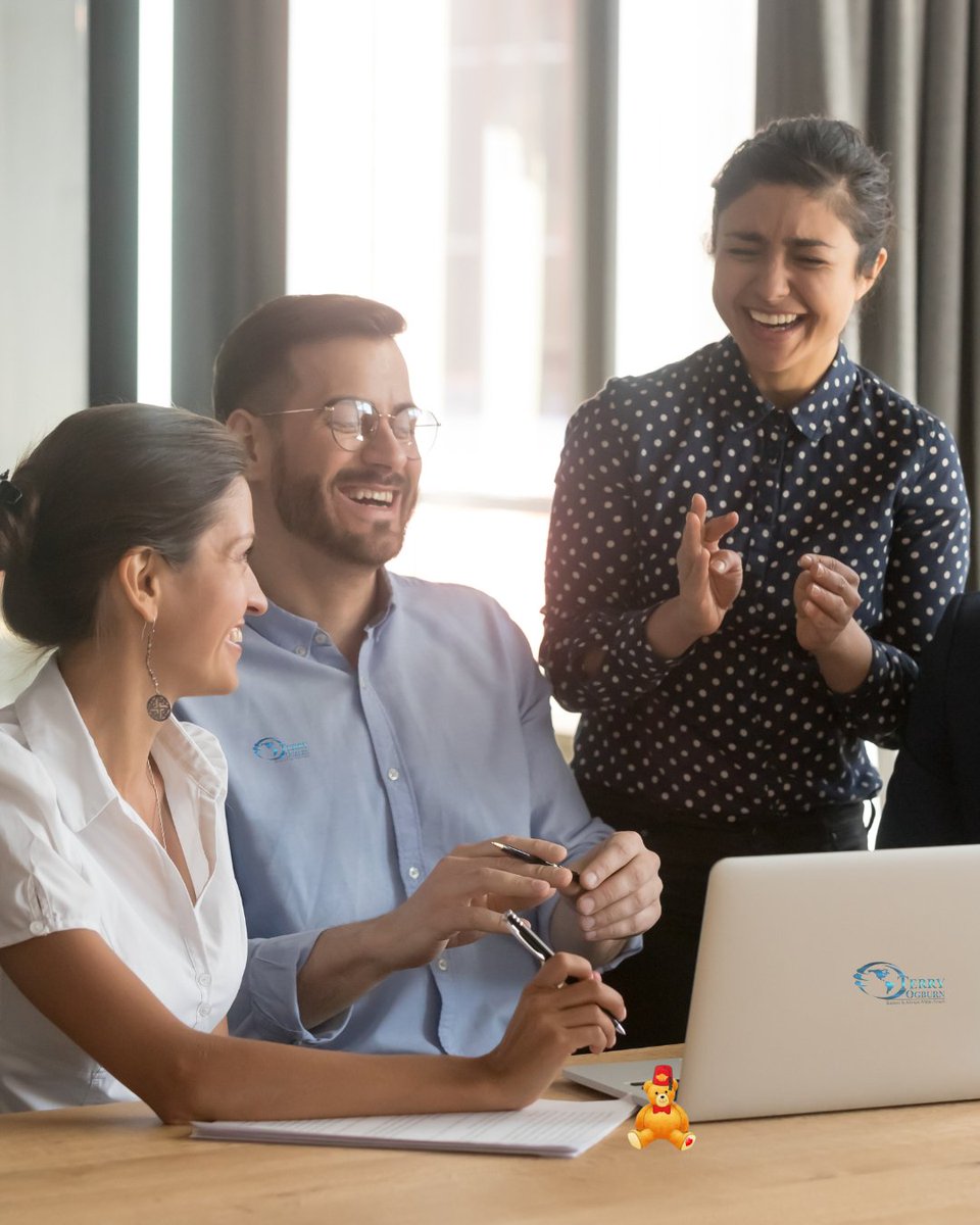 TerryOgburn's tweet image. Nothing beats a workplace where laughter is shared, teamwork is strong, and everyone feels valued. A happy team is a productive team! 🙌😊 #WorkplaceVibes #TeamCulture #HappyAtWork