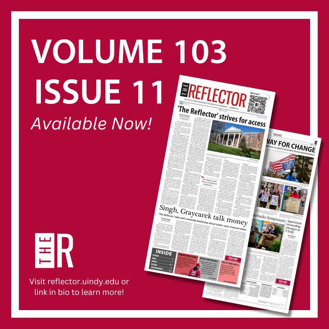 Learn about “The Reflector’s” strive for UIndy Faculty Senate access, university finances, Dawson Gabe and more in the latest issue of “The Reflector.” Available in print or online at reflector.uindy.edu.
#UIndy #StudentNews #Indianapolis #Baseball