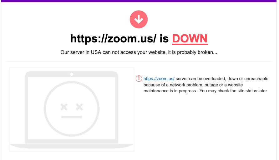 ivillasenor's tweet photo. 🚨 | Zoom, posible víctima de ciberataque

Tras adjudicarse la caída mundial de Spotify, ahora el grupo DarkStorm afirma que han tirado la plataforma Zoom a nivel mundial. Efectivamente se encuentra inaccesible (13:17 horas, tiempo del centro de México).