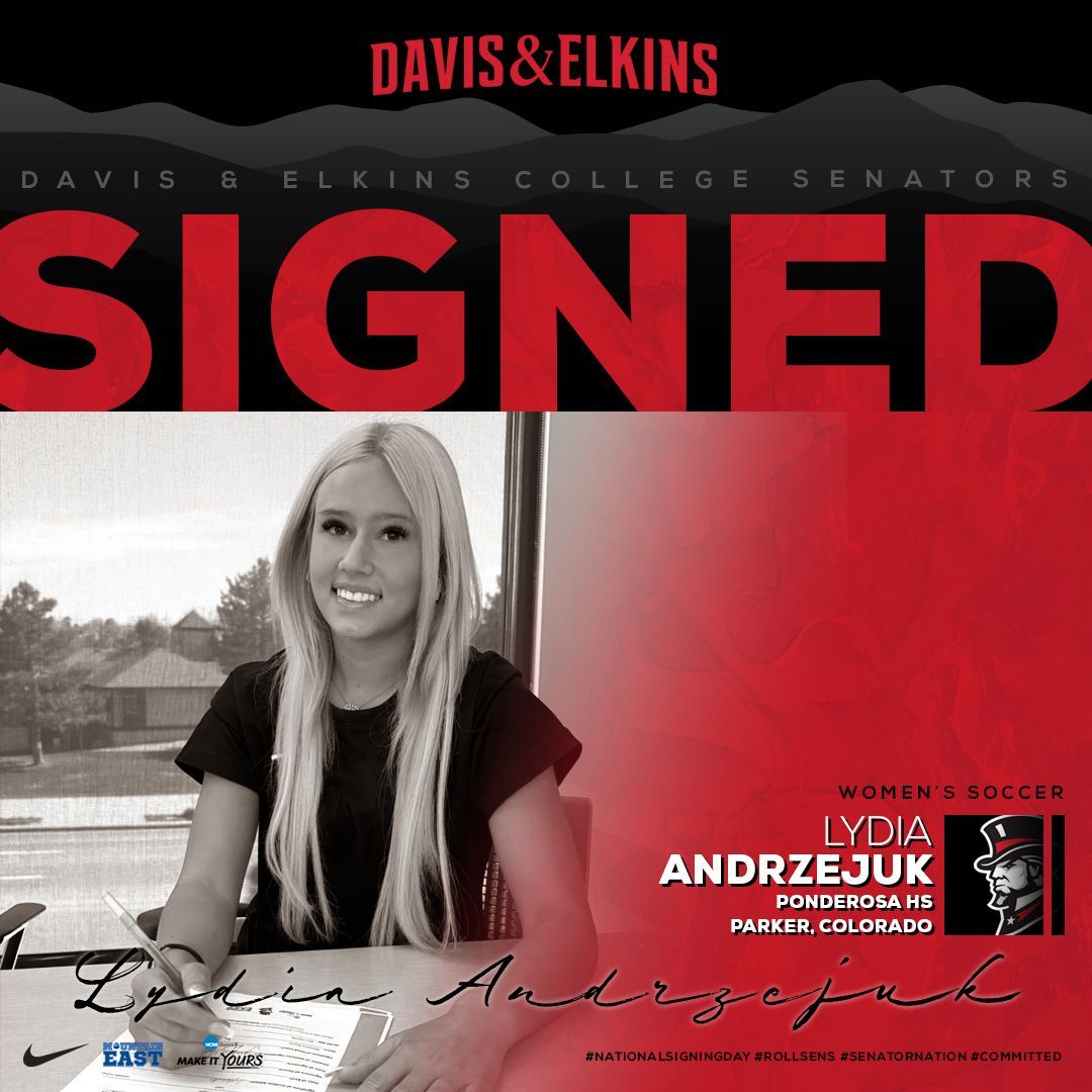 Joining the <a href="/senatorwsoc/">D&E Women's Soccer</a> team from Parker, CO is Lydia Andrzejuk! Welcome to the Senator family! 🎉 🎩 
#RollSens #signed #FutureSenators