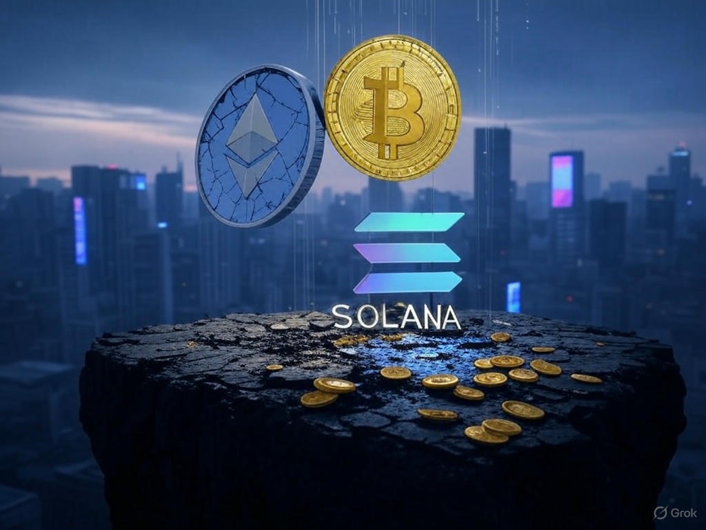 📉 Ethereum à 1570$ (-5%), Solana à 125$ (-6%). Les altcoins souffrent, mais OM, XAUT et PAXG tirent leur épingle du jeu. Le memecoin OM s’effondre de 90% sans explication claire. Opacité suspecte ? #Ethereum