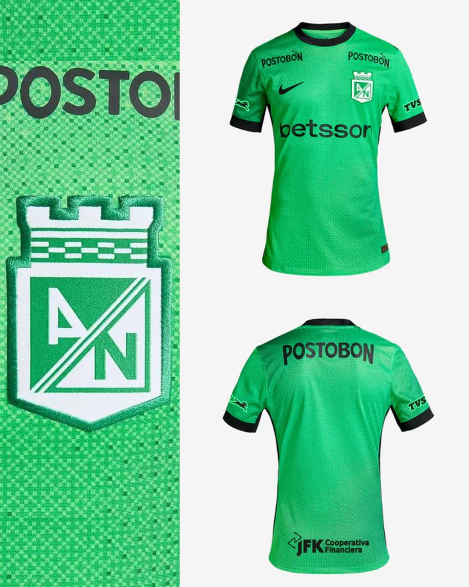 En el mes del 78 aniversario del club más grande de Colombia, @nike y <a href="/nacionaloficial/">Atlético Nacional</a> presentan la Tercera Equipación Oficial para este 2025. 

Disponible en todos los puntos físicos de Nike, nike.com.co, la Tienda Verde y tiendaverde.com.co 

#AtleticoNacional