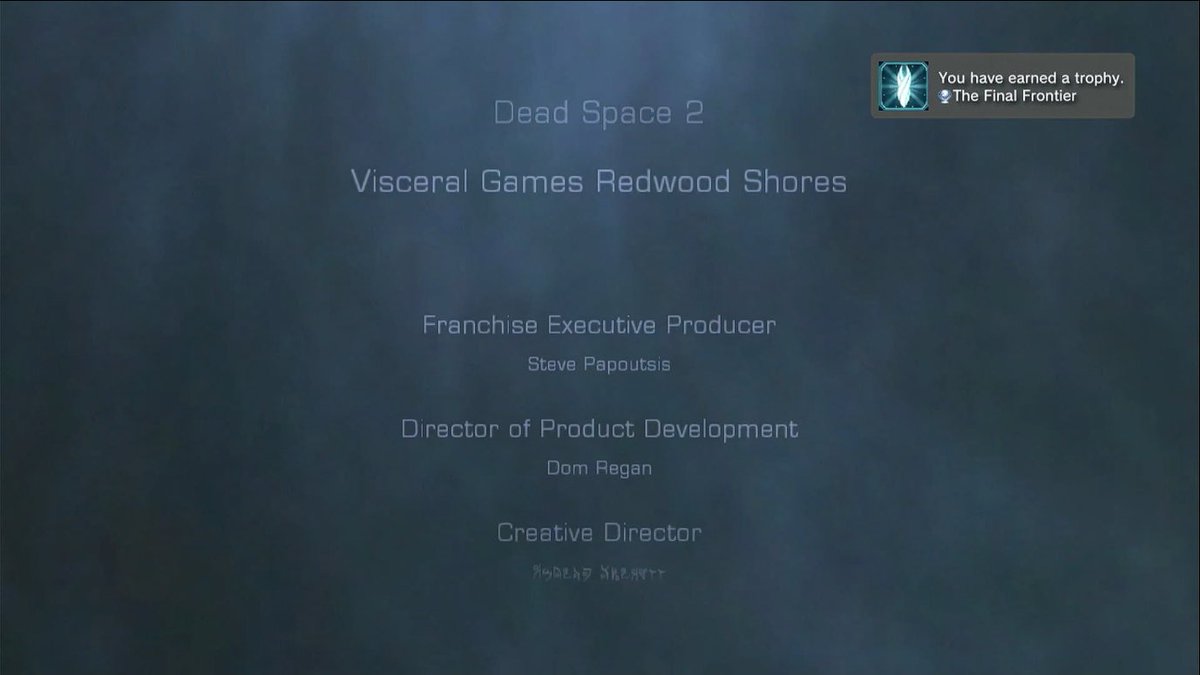 VolutionBlue's tweet image. Platinum #205 Dead Space 2