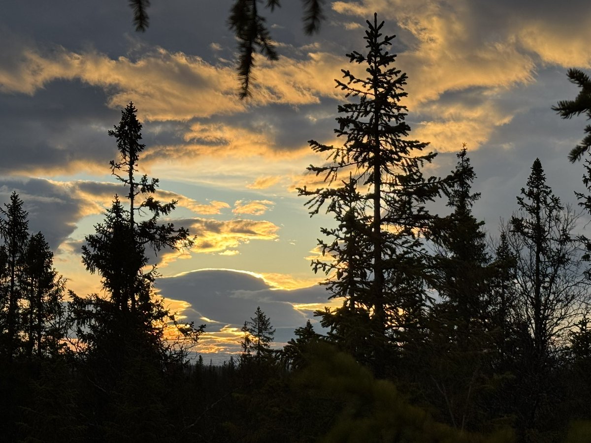 HCHolmberg1's tweet image. ”Sunset Sky” in Western Jämtland, Sweden - April 16, 2025, approx. 8:30 PM