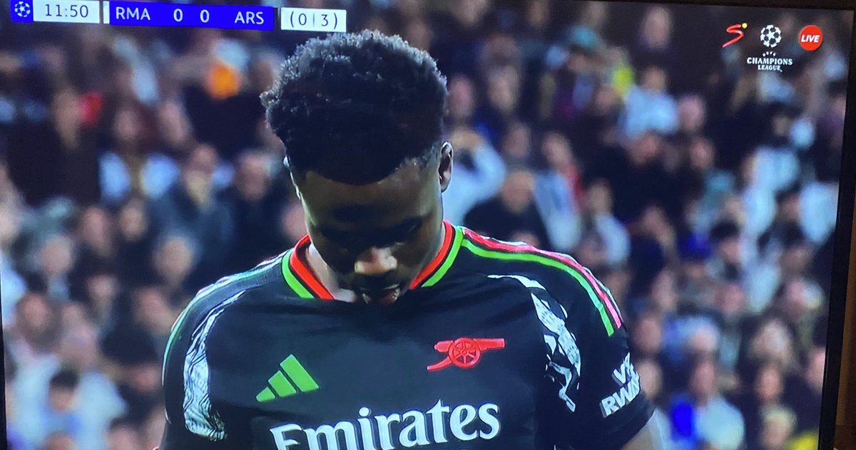 Saka gambles, Saka loses 😭😂 #RMAARS