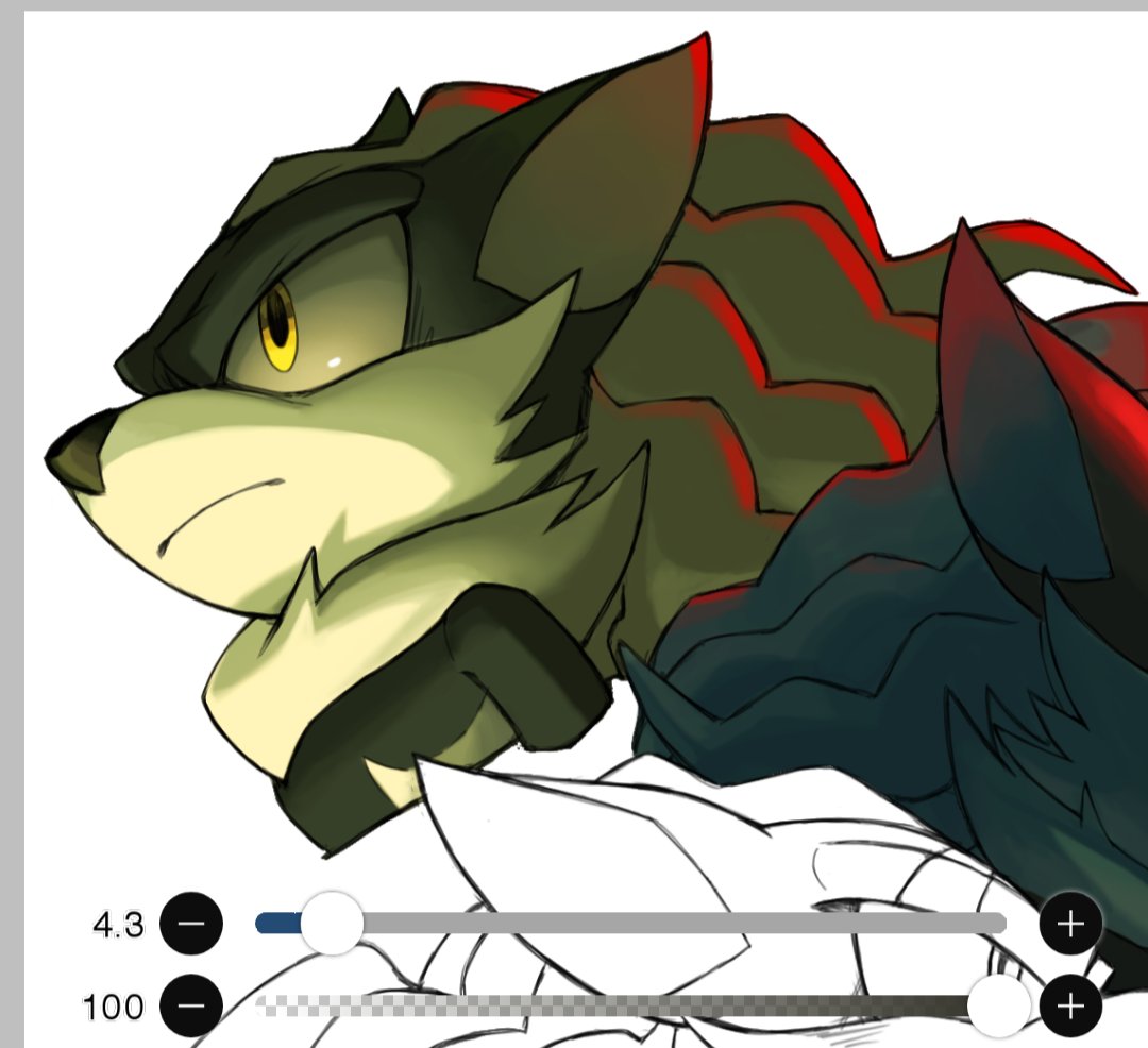DreadDraggo's tweet image. [WIP] lighting practice with Infinite #InfiniteTheJackal #SonicTheHedgehog