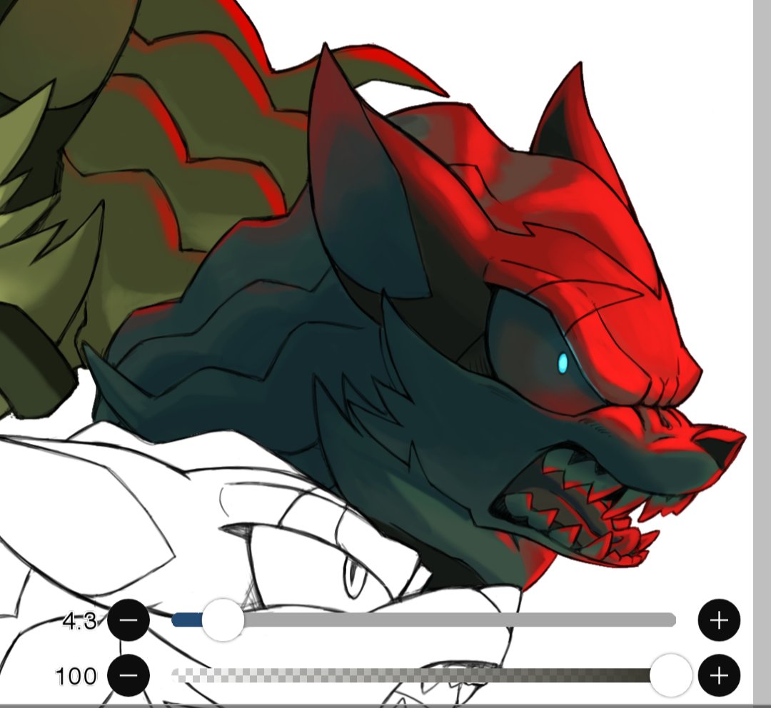 DreadDraggo's tweet image. [WIP] lighting practice with Infinite #InfiniteTheJackal #SonicTheHedgehog