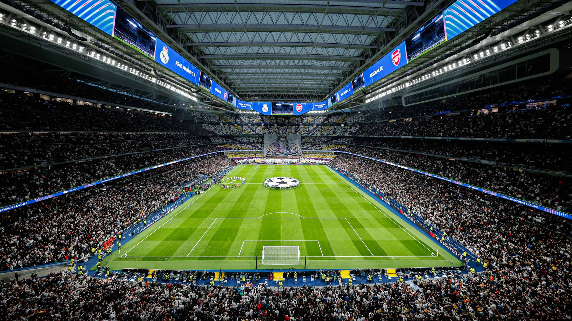 Santiago Bernabeu with the lid closed - sportzpoint.com