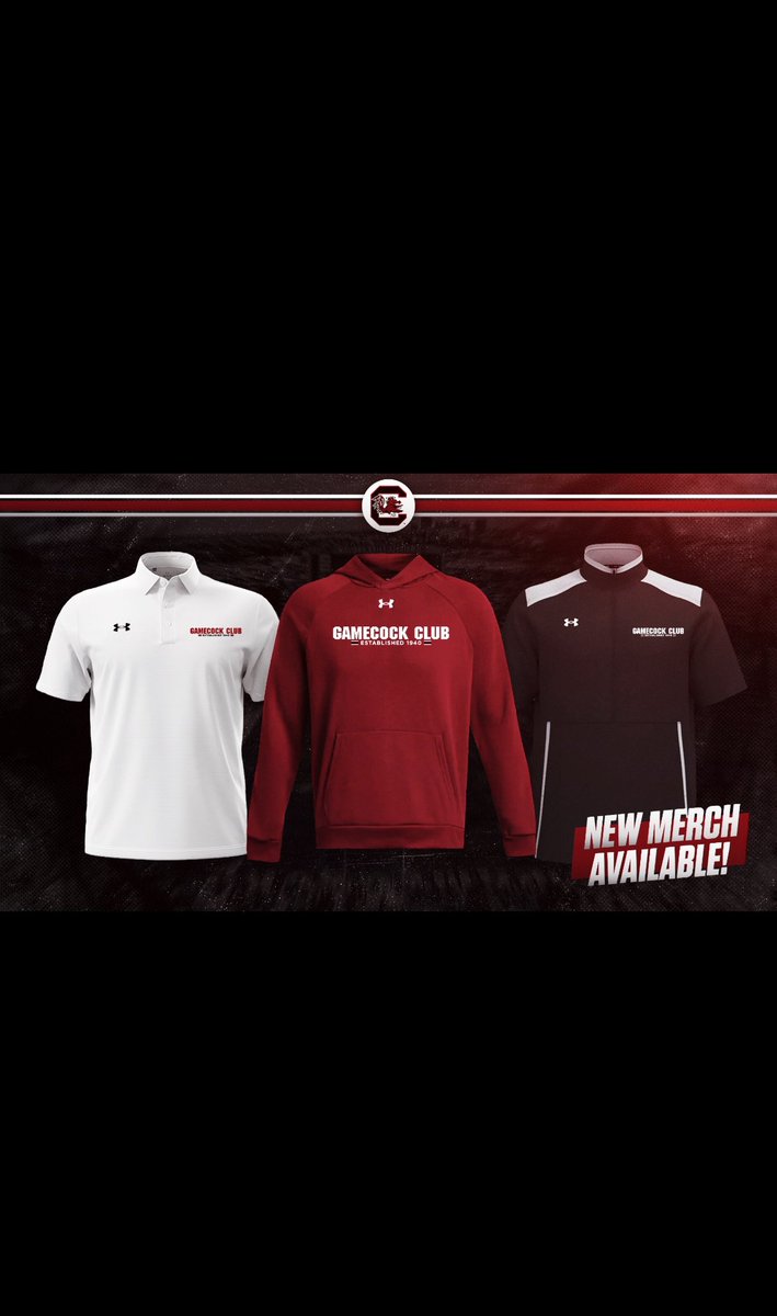Pʀᴇɴᴛɪss Aɪʀ Nᴏʟᴀɴᴅ. (@airnoland_) on Twitter photo Exclusive <a href="/TheGamecockClub/">The Gamecock Club</a> merch is now available for purchase through May 1!
thegamecockclub.com/shop Exclusive <a href="/TheGamecockClub/">The Gamecock Club</a> merch is now available for purchase through May 1!
thegamecockclub.com/shop