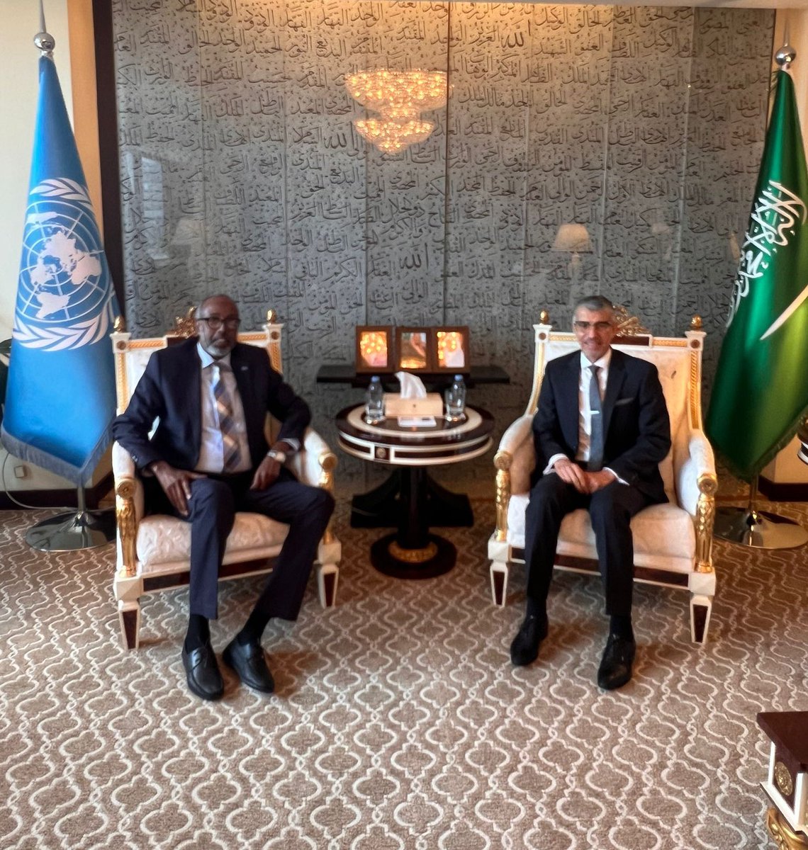 Abdulaziz ALWASIL عبدالعزيز الواصل (@azalwasil) on Twitter photo Today, I had the pleasure of meeting with <a href="/AbukarOsman1/">Abukar Osman (Baale)</a>, Ambassador of Somalia to the <a href="/UN/">United Nations</a>. We discussed areas of mutual interest and explored opportunities for strengthened collaboration. Grateful for the insightful exchange and shared commitment to progress. Today, I had the pleasure of meeting with <a href="/AbukarOsman1/">Abukar Osman (Baale)</a>, Ambassador of Somalia to the <a href="/UN/">United Nations</a>. We discussed areas of mutual interest and explored opportunities for strengthened collaboration. Grateful for the insightful exchange and shared commitment to progress.