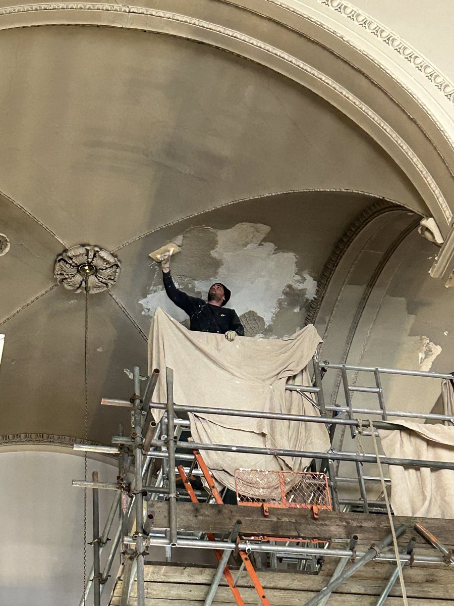 Revd Nick Mottershead FCA (@nickjmott) on Twitter photo It’s going on at <a href="/HolySepulchreUK/">Holy Sepulchre London</a> with our ceiling being restored. Care being taken of course of our RF colours too as we do the work. Why not drop in and find out more about it It’s going on at <a href="/HolySepulchreUK/">Holy Sepulchre London</a> with our ceiling being restored. Care being taken of course of our RF colours too as we do the work. Why not drop in and find out more about it