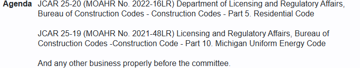 Watch now or after Session: the #Michigan House Joint Committee on Administrative Rules, house.mi.gov > House TV > House TV Schedule or on YouTube at youtube.com/live/oSJ35_9GV… #MILeg