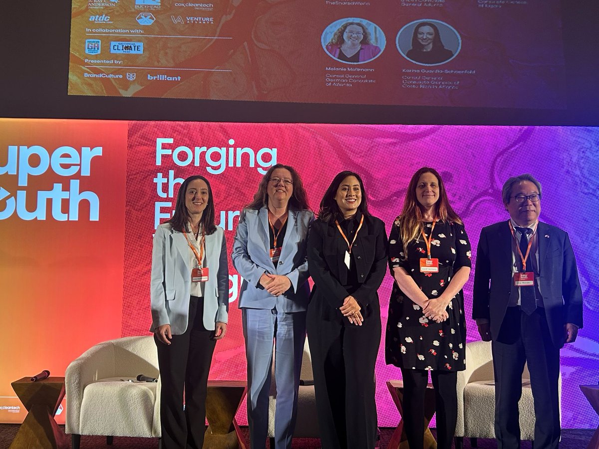 This morning’s panel on the Super South stage was insightful! I enjoyed hearing how other countries are driving progress for a greener future.

Whether domestic or international, the UK continues to prioritize clean energy &amp; sustainability policies to advance towards net zero.♻️