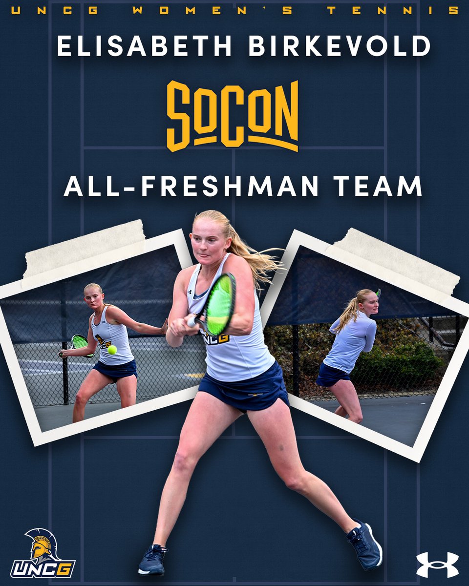 🔥 SHE’S JUST GETTING STARTED 🔥

Congrats to Elisabeth Birkevold on making the <a href="/SoConSports/">The Southern Conference</a> All-Freshman Team!💥🎾

📰 go.uncg.edu/sutstj

#letsgoG