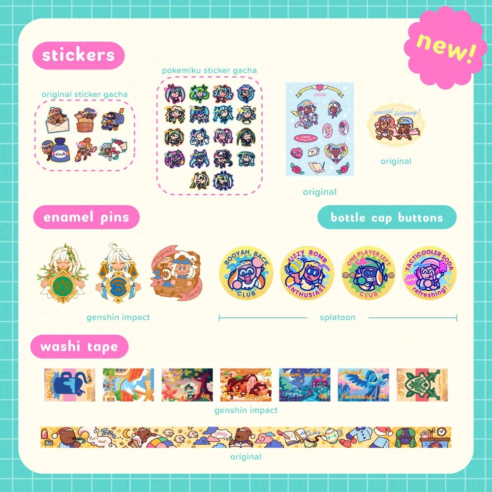 circuitting's tweet image. 🌸 shop update! 🌸
open until 4/30! stock is a bit limited on some things, but there's a lot of new items that are making their online debut 🕺
(⬇️ 🔗 below!)