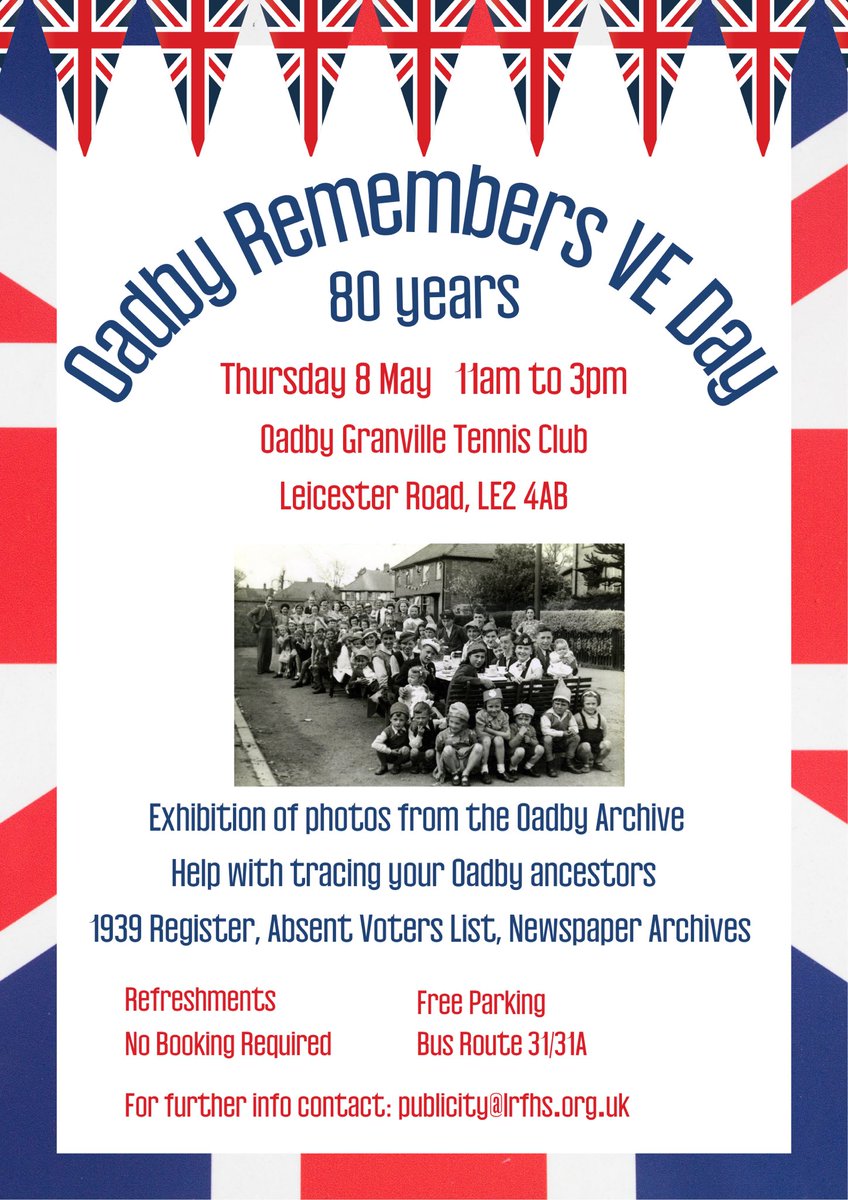 OadbyRemembers1914 (@oadby1914_1918) on Twitter photo 
