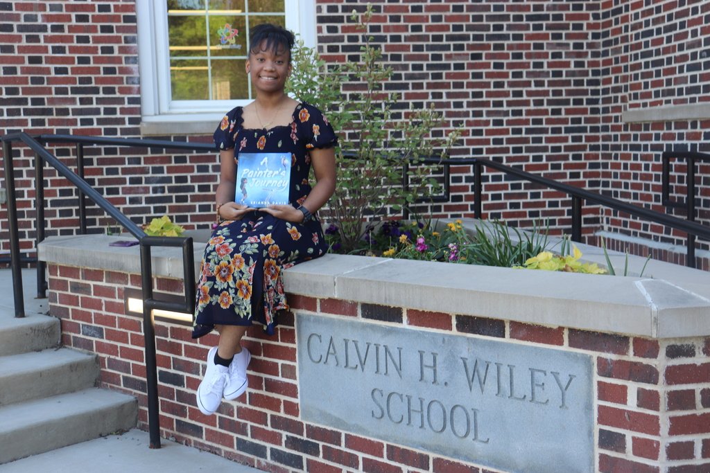 Wiley Eighth Grader Brianna Davis recently took a big step in what looks like a promising career as an author when she published her first children’s book, “A Painter’s Journey”.  Learn more on our website at wsfcs.k12.nc.us/article/2153518.

#wsfcs