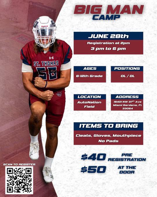 Ertonn Chatelain, MBA (@ertonnchatelain) on Twitter photo ITS CAMP SEASON BABY!!! CALLING ALL TRENCH MONSTERS! Take your game to a whole new level at our 1st Annual Big Man camp on June 28th! Looking forward to seeing you all soon! Scan or copy the QR code for the link to take you to the registration site! #ELEVATEYOURGAME ITS CAMP SEASON BABY!!! CALLING ALL TRENCH MONSTERS! Take your game to a whole new level at our 1st Annual Big Man camp on June 28th! Looking forward to seeing you all soon! Scan or copy the QR code for the link to take you to the registration site! #ELEVATEYOURGAME