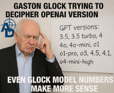 AmmunitionDepot's tweet photo. Still less hits than a holstered P320...
#Glock #gastonglock #glocknumbers #whaaa #gpt #chatgpt #ai #openai #gpt https://t.co/z9typfe82D