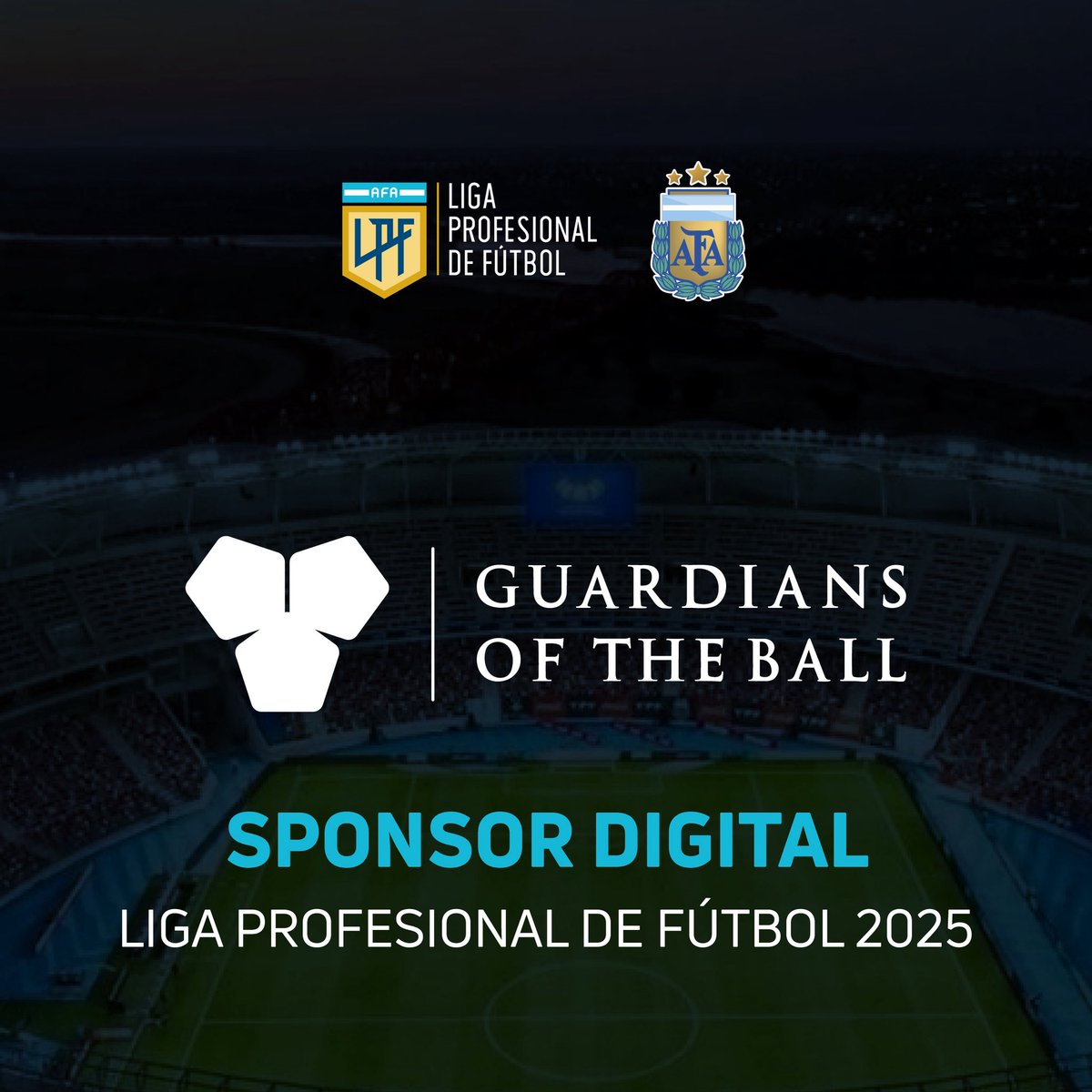 Liga Profesional de Fútbol (@ligaafa) on Twitter photo ¡La pasión ahora también se juega en el mundo virtual! La #LPF anuncia el acuerdo con <a href="/GOBVirtual/">GOB - Guardians Of The Ball</a> como Sponsor digital de la #LigaProfesional de Fútbol para la Temporada 2025 🔝
➡️ Más info: ligaprofesional.ar/notas/instituc… ¡La pasión ahora también se juega en el mundo virtual! La #LPF anuncia el acuerdo con <a href="/GOBVirtual/">GOB - Guardians Of The Ball</a> como Sponsor digital de la #LigaProfesional de Fútbol para la Temporada 2025 🔝
➡️ Más info: ligaprofesional.ar/notas/instituc…