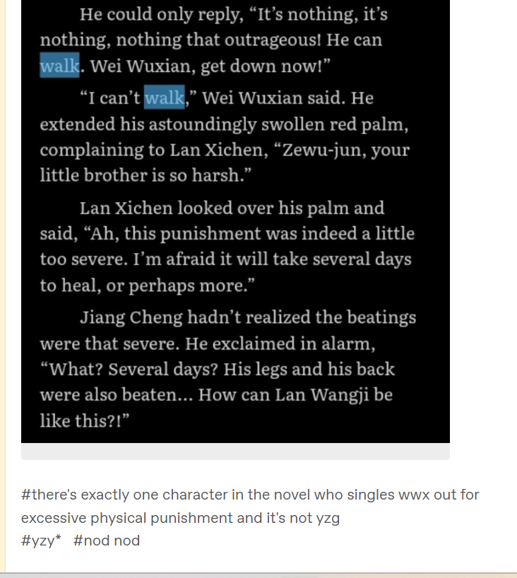 SlytherinZidian's tweet photo. Spill OP.. love how they conveniently forget that lwj made wwx be excessively punished... https://t.co/O85LDbhAcJ