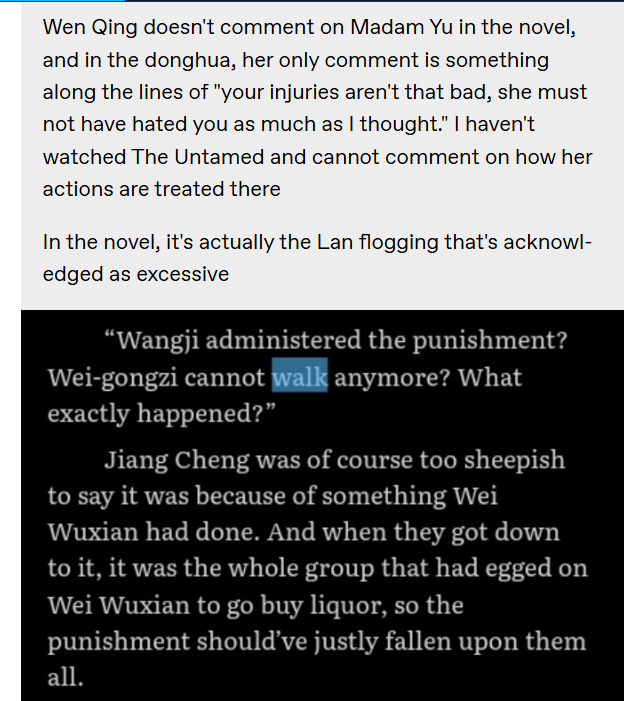 SlytherinZidian's tweet photo. Spill OP.. love how they conveniently forget that lwj made wwx be excessively punished... https://t.co/O85LDbhAcJ