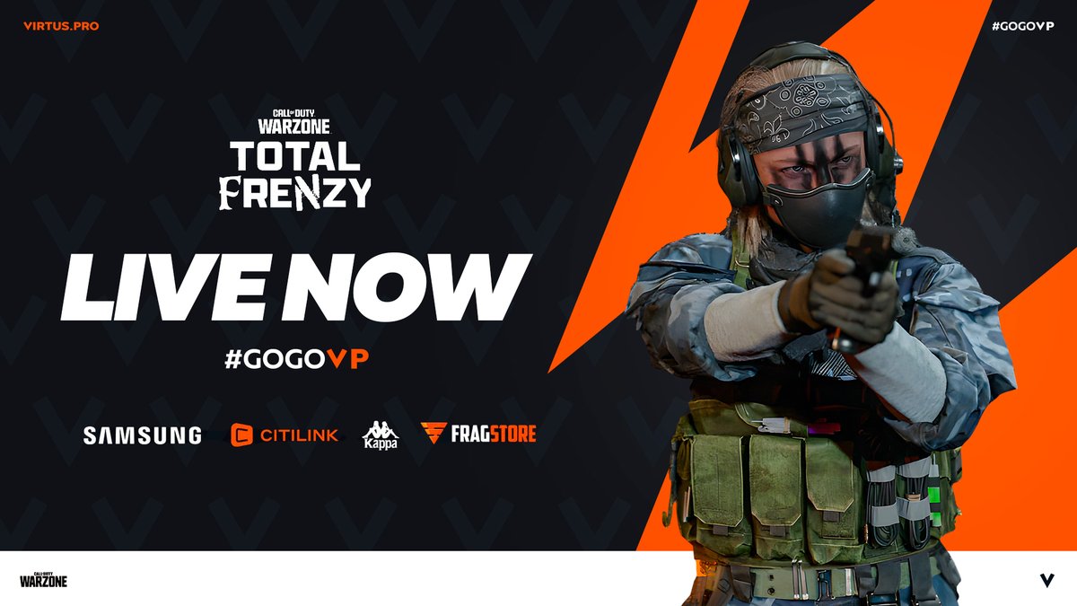 virtuspro_WZ's tweet image. The finals are here! We're flying out to @WzTotalFrenzy $50,000 👊

Twitch: twitch.tv/callofduty
LIVE @TBE_Newbzz: twitch.tv/newbz
LIVE @zDongyy: twitch.tv/dongy
LIVE @aqSage: twitch.tv/emsage

#CoDWarzone #GOGOVP