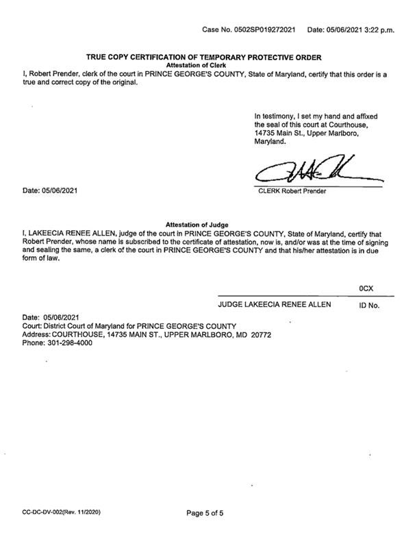 DHS shares court documents showing Kilmar Abrego Garcia had a history of violence—According to court filings, a protective order was granted to Garcia’s wife, Jennifer Vasquez back in 2021—The document shows he “punched, scratched, bruised and ripped off shirt of petitioner.”