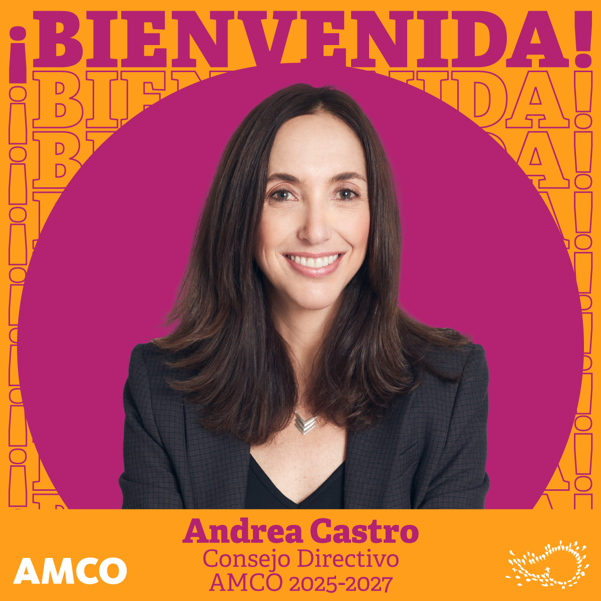 Recién se integró al consejo directivo de <a href="/AMCOMexico/">AMCO México</a> ANDREA CASTRO, socia de <a href="/ZimatC/">ZIMAT Consultores</a>  quien estará a cargo de las actividades de actualización y desarrollo de la asociación.

¡Gracias Andrea, por ser parte de esta historia en AMCO!