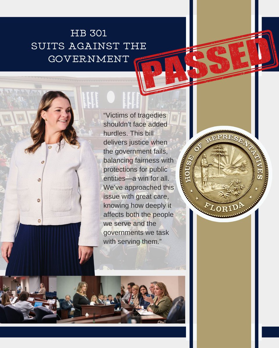 I appreciate all the support from my colleagues. For the first time in 15 years, we have a meaningful opportunity to drive change to support victims. One way or another, I‘ll keep fighting to right these wrongs. #FlaPol