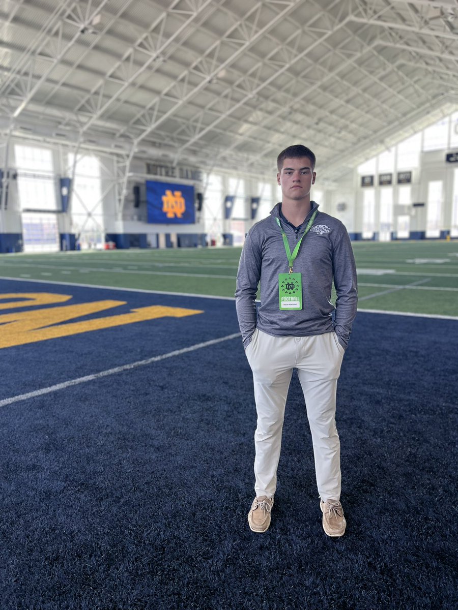 Micah Newsome (@newsome_micah26) on Twitter photo Thanks to <a href="/NDFootball/">Notre Dame Football</a> for providing me with a great visit! I had a great time talking to <a href="/Bullough40/">Max Bullough</a>, I truly appreciate the time studying film and getting to know the tradition better. Thanks to <a href="/NDFootball/">Notre Dame Football</a> for providing me with a great visit! I had a great time talking to <a href="/Bullough40/">Max Bullough</a>, I truly appreciate the time studying film and getting to know the tradition better.
