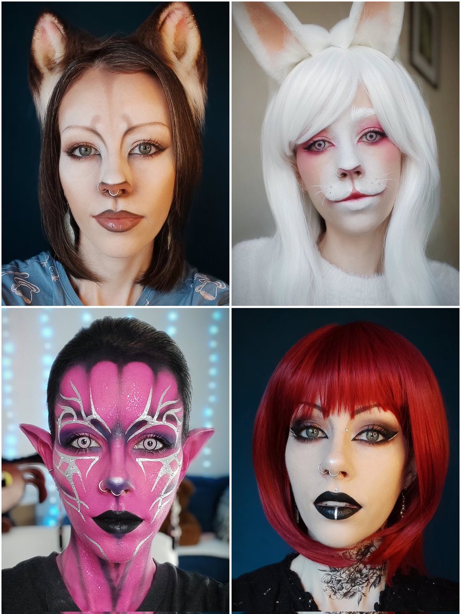 I love doing something different with my face for streams. Ordered some more supplies, can't wait 😄

#Cosplay #Makeup #Facepaint #Streamer #Gamer #Twitch
